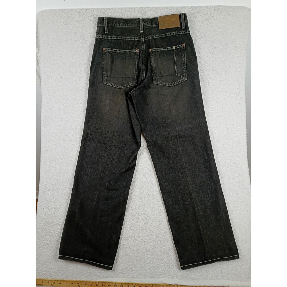 Vintage Nautica Jeans Co Jeans Mens 32x32 Charcoal Black Baggy Skate Street Y2K